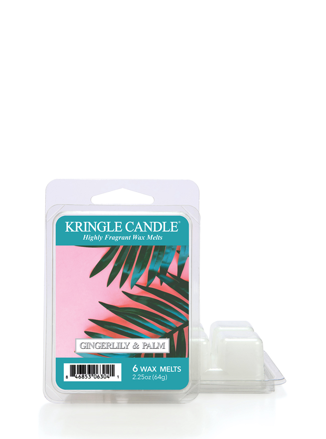 Wosk zapachowy Kringle Candle Imbir i Palma (64 g)