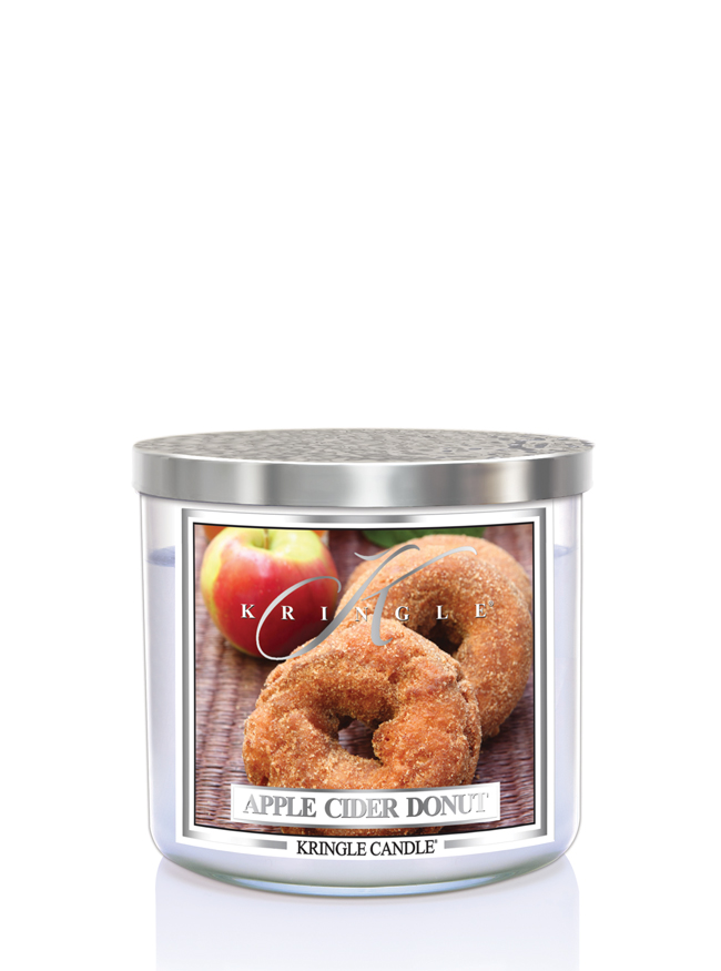 Kringle Candle TUMBLER Świeca zapachowa z 3 knotami Apple Cider Donut 411g