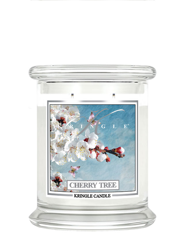 Kringle Candle TUMBLER Cherry Tree świeca zapachowa z 3 knotami 411g