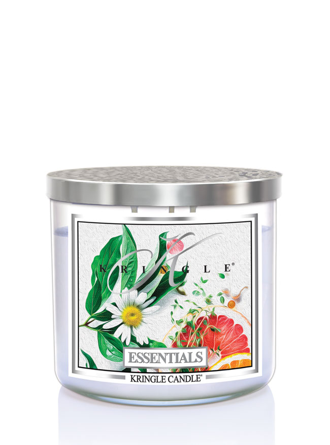 Świeca zapachowa Kringle Candle TUMBLER Essentials z 3 knotami 411g