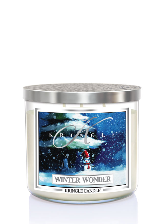 Kringle Candle TUMBLER Winter Wonder świeca zapachowa z 3 knotami (411g)