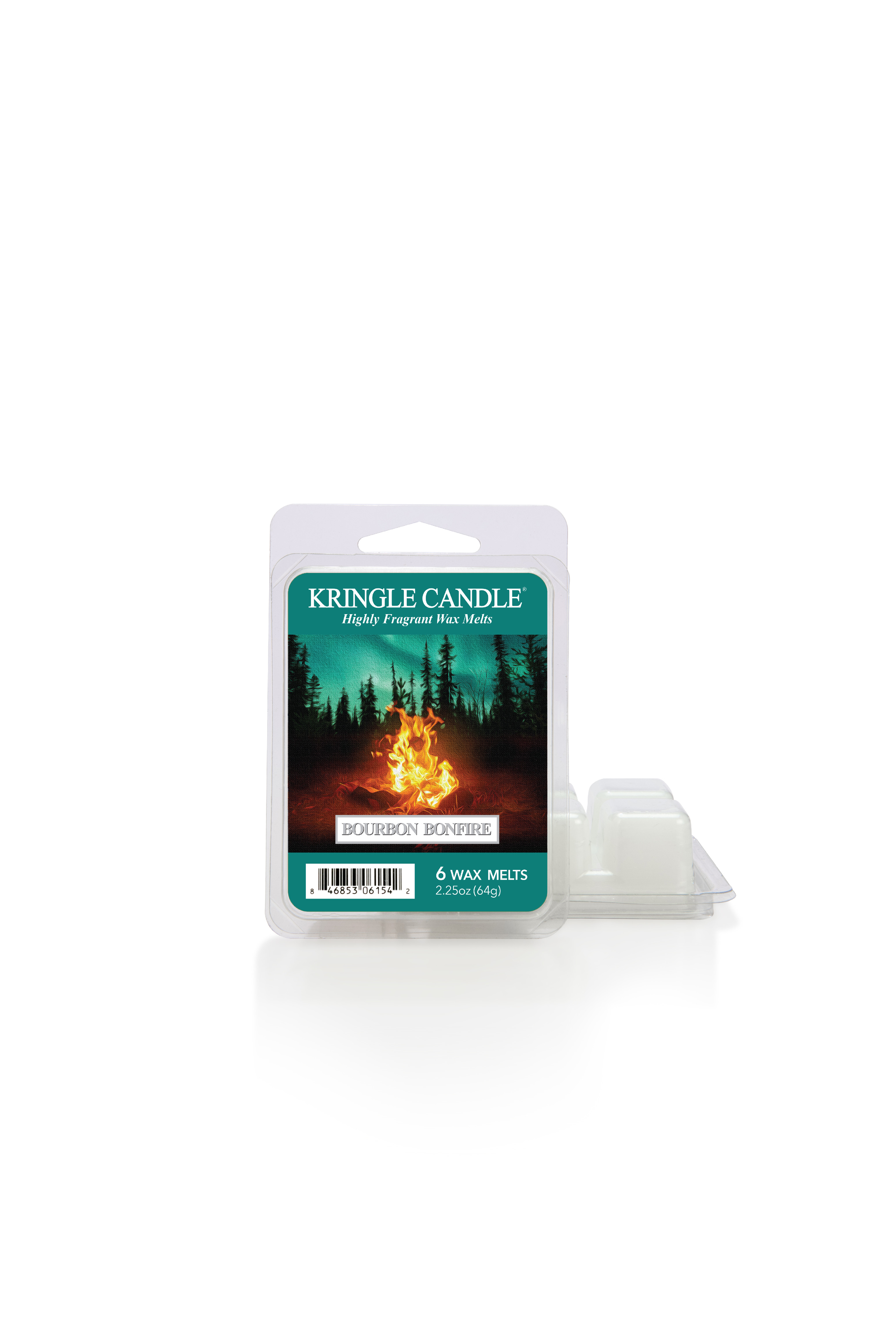 Wosk zapachowy Kringle Candle Bourbon Bonfire (64g)