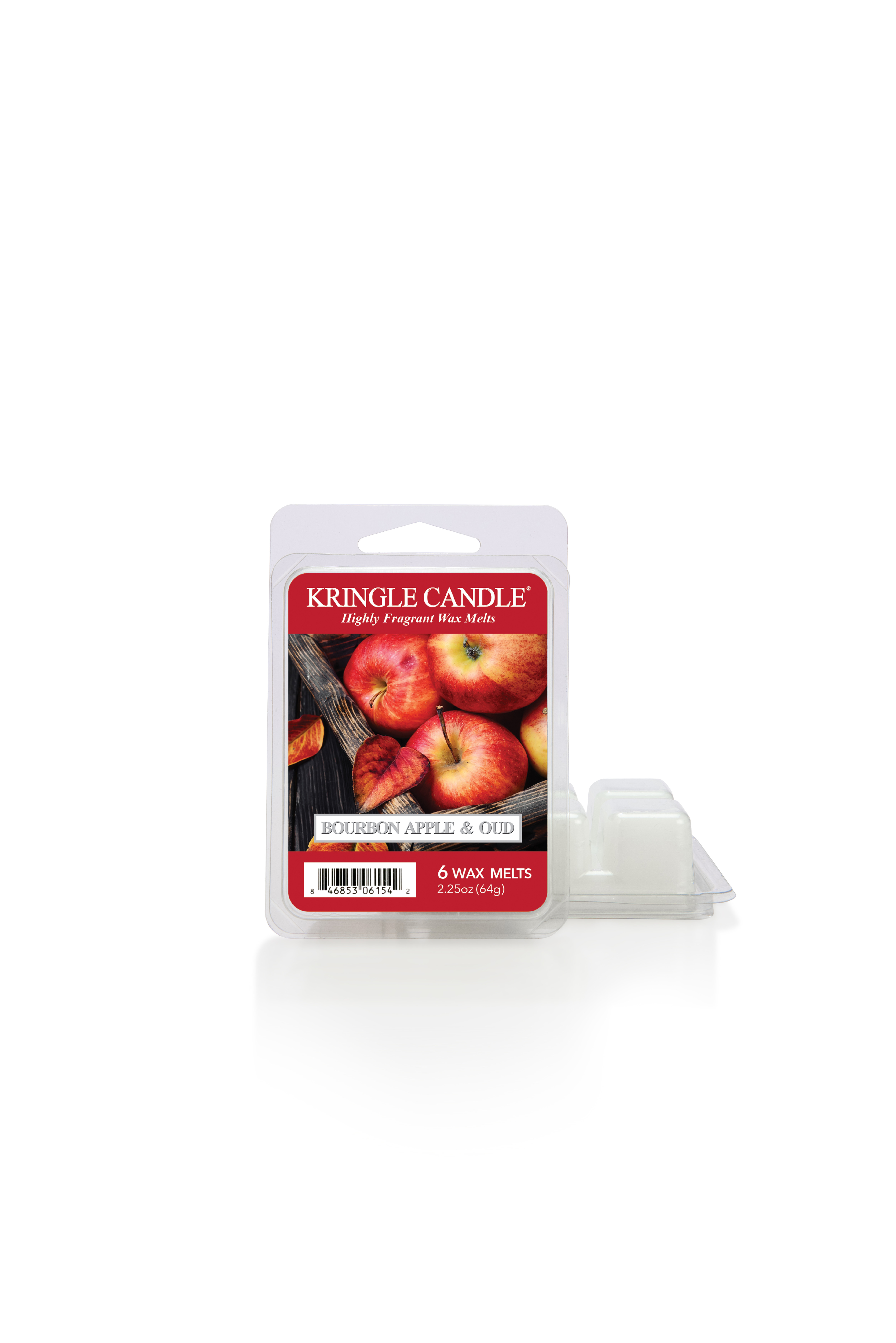 Wosk zapachowy Kringle Candle Bourbon Apple & Oud (64g)