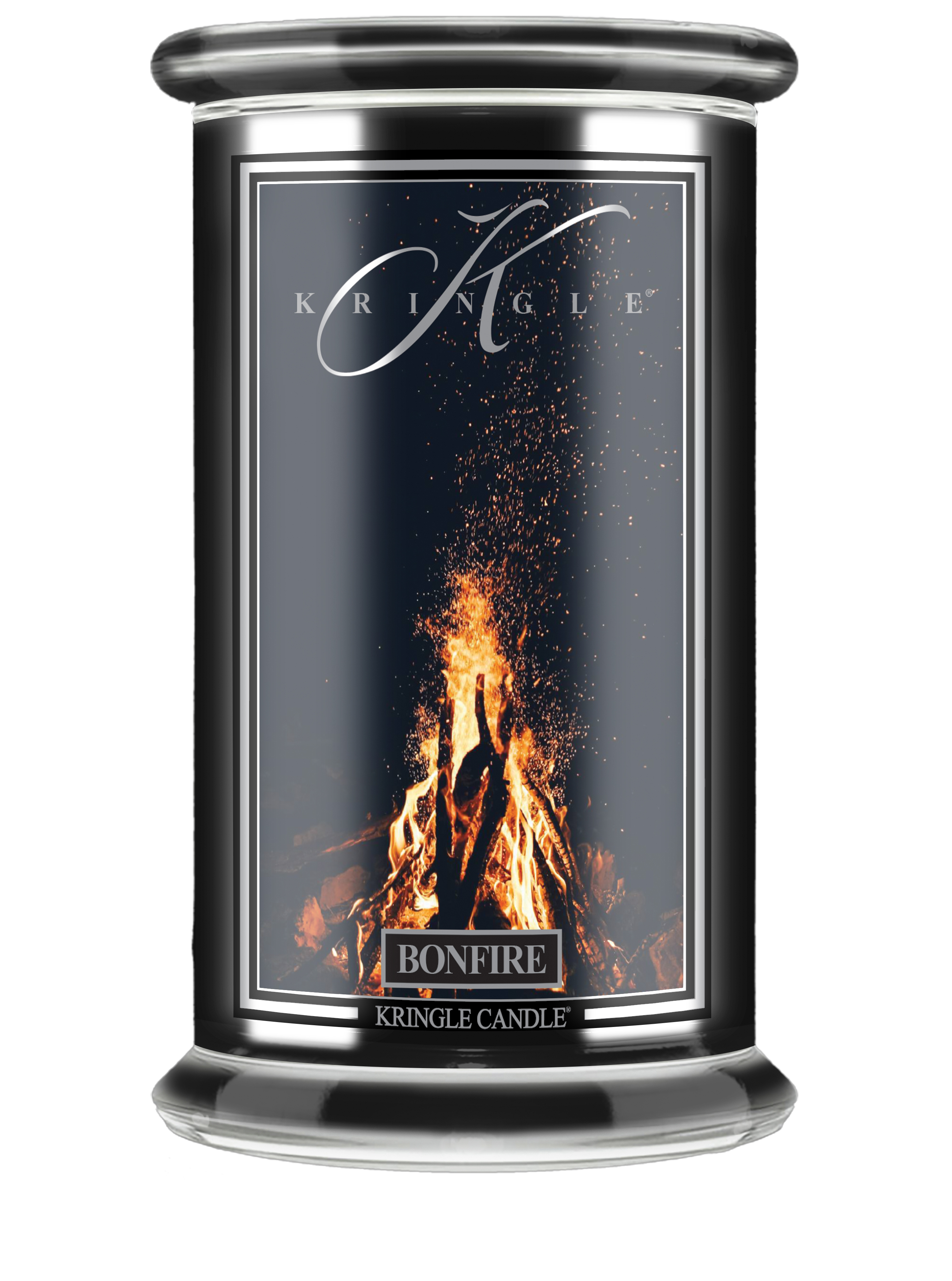 Kringle Candle Reserve Bonfire duża świeca zapachowa z 2 knotami (624 g)