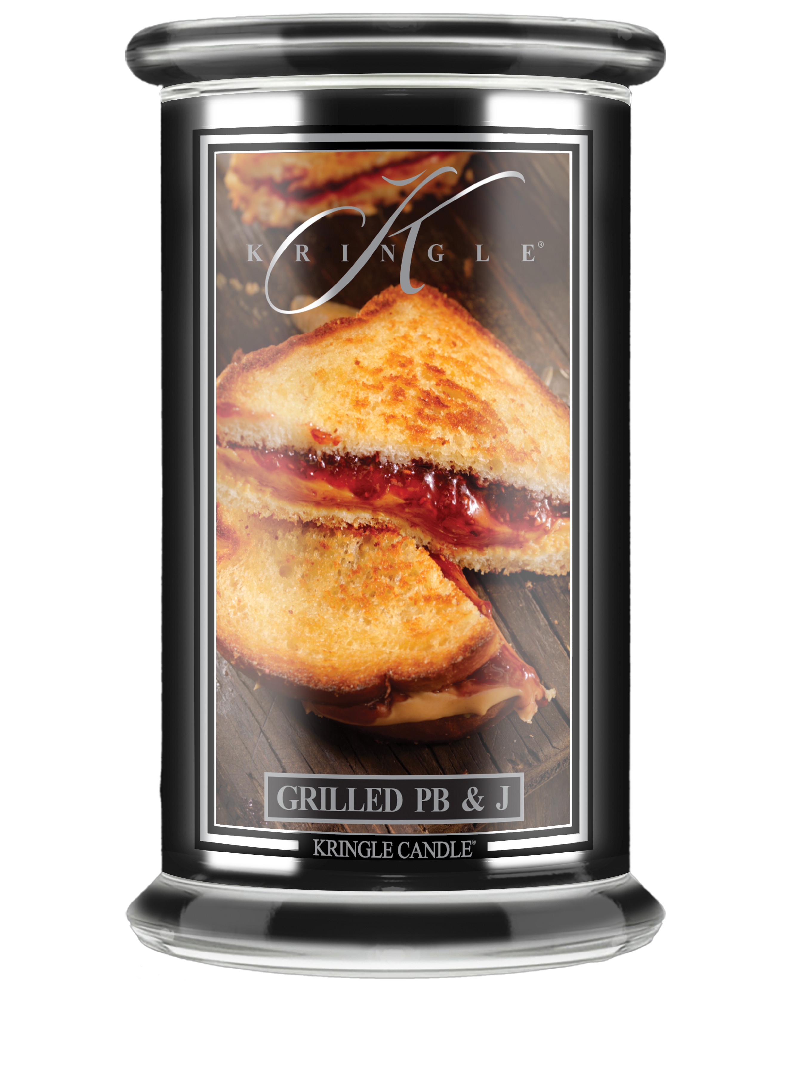 Kringle Candle Reserve Grilled PB&J duża świeca zapachowa z 2 knotami (624 g)