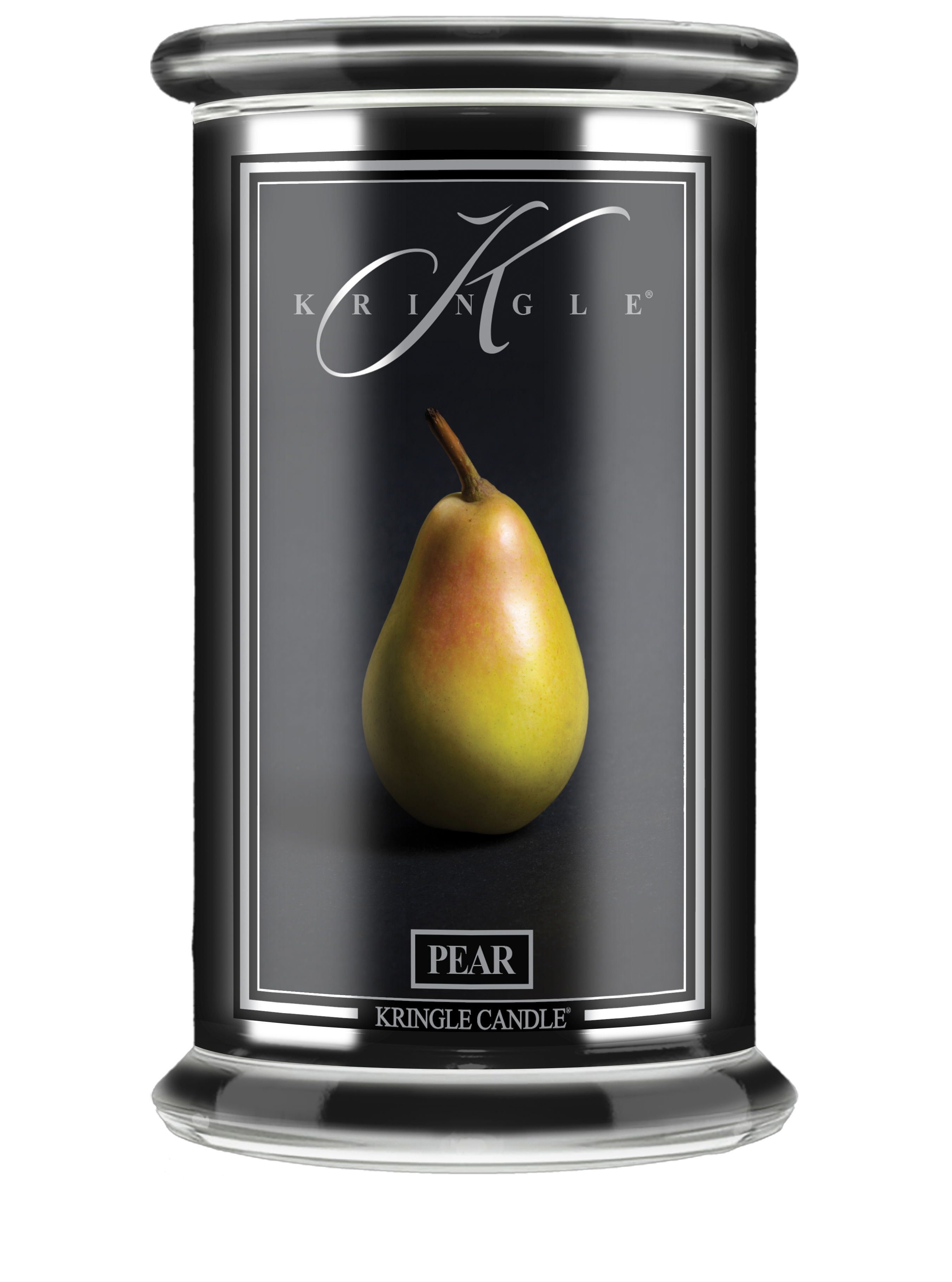 Kringle Candle Reserve Pear duża świeca zapachowa z 2 knotami (624 g)