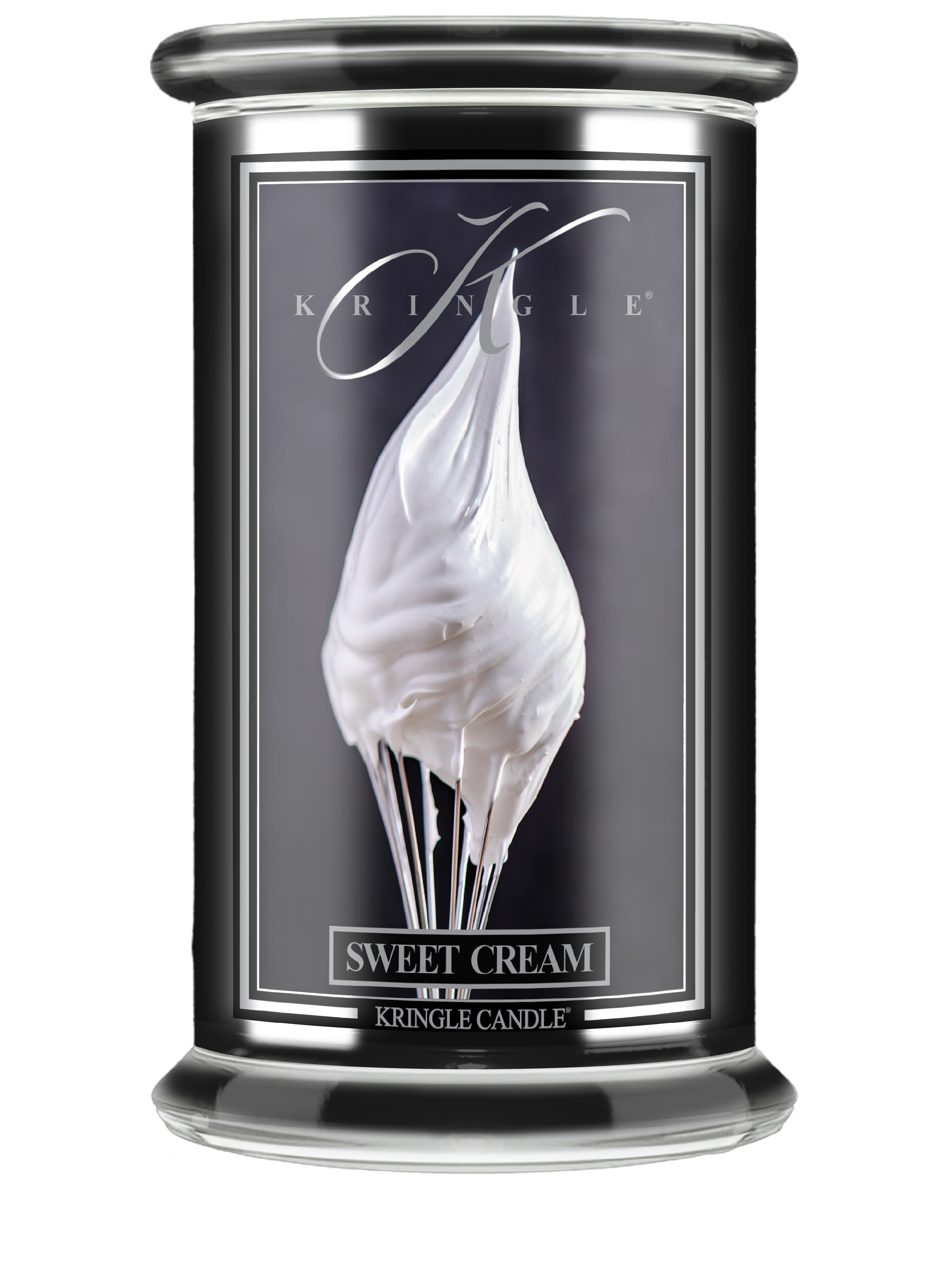 Kringle Candle Reserve Sweet Cream duża świeca zapachowa z 2 knotami (624 g)